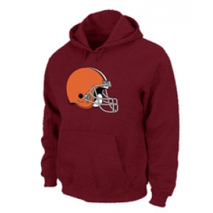Cleveland Browns Logo Pullover Hoodie RED