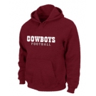 Dallas Cowboys font Pullover Hoodie Red