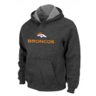 Denver Broncos Authentic Logo Pullover Hoodie D.Grey