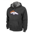 Denver Broncos Logo Pullover Hoodie D.Grey