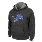 Detroit Lions Logo Pullover Hoodie D.Grey