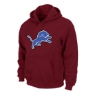 Detroit Lions Logo Pullover Hoodie RED