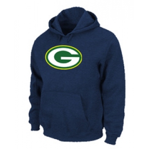 Green Bay Packers Logo Pullover Hoodie D.Blue