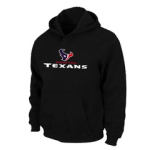 Houston Texans Authentic Logo Pullover Hoodie Black