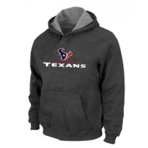 Houston Texans Authentic Logo Pullover Hoodie D.Grey