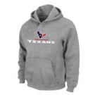 Houston Texans Authentic Logo Pullover Hoodie Grey