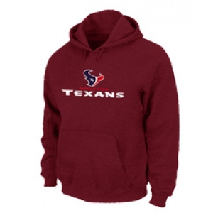 Houston Texans Authentic Logo Pullover Hoodie RED