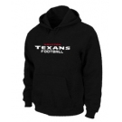 Houston Texans Authentic font Pullover Hoodie Black