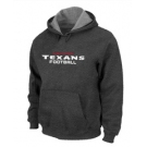 Houston Texans Authentic font Pullover Hoodie D.Grey