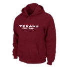 Houston Texans Authentic font Pullover Hoodie Red
