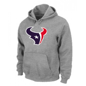 Houston Texans Logo Pullover Hoodie Grey
