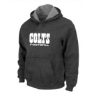 Indianapolis Colts Authentic font Pullover Hoodie D.Grey