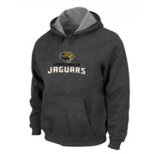 Jacksonville Jaguars Authentic Logo Pullover Hoodie D.Grey