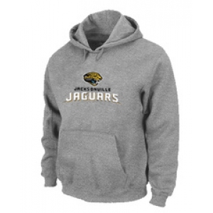 Jacksonville Jaguars Authentic Logo Pullover Hoodie Grey