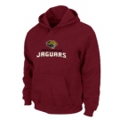 Jacksonville Jaguars Authentic Logo Pullover Hoodie RED