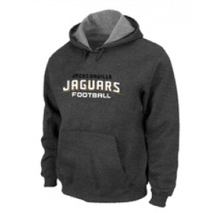 Jacksonville Jaguars Authentic font Pullover Hoodie D.Grey