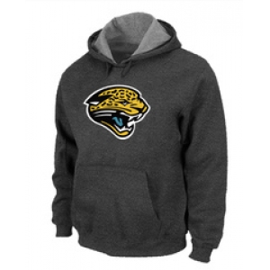 Jacksonville Jaguars Logo Pullover Hoodie D.Grey