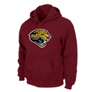 Jacksonville Jaguars Logo Pullover Hoodie RED
