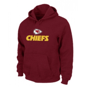 Kansas City Chiefs Authentic Logo Pullover Hoodie RED