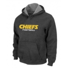 Kansas City Chiefs Authentic font Pullover Hoodie D.Grey