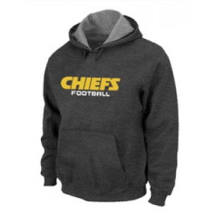 Kansas City Chiefs Authentic font Pullover Hoodie D.Grey