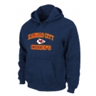 Kansas City Chiefs Heart & Soul Pullover Hoodie D.Blue