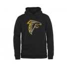 Mens Atlanta Falcons Pro Line Black Gold Collection Pullover Hoodie