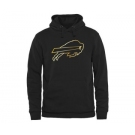 Mens Buffalo Bills Pro Line Black Gold Collection Pullover Hoodie