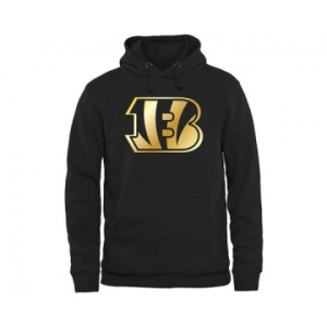 Mens Cincinnati Bengals Pro Line Black Gold Collection Pullover Hoodie