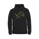 Mens Detroit Lions Pro Line Black Gold Collection Pullover Hoodie