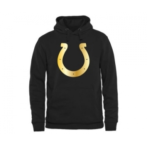 Mens Indianapolis Colts Pro Line Black Gold Collection Pullover Hoodie