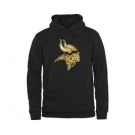 Mens Minnesota Vikings Pro Line Black Gold Collection Pullover Hoodie