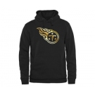 Mens Tennessee Titans Pro Line Black Gold Collection Pullover Hoodie