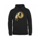 Mens Washington Redskins Pro Line Black Gold Collection Pullover Hoodie