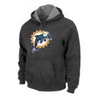 Miami Dolphins Logo Pullover Hoodie D.Grey