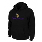 Minnesota Vikings Authentic Logo Pullover Hoodie Black