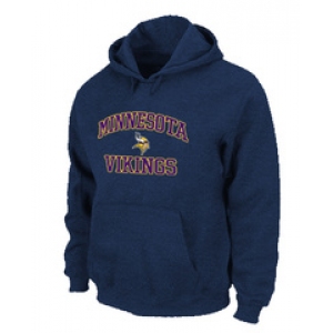 Minnesota Vikings Heart & Soul Pullover Hoodie D.Blue