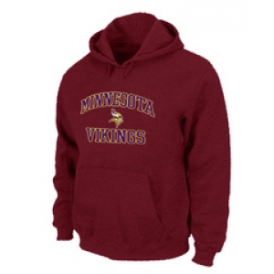 Minnesota Vikings Heart & Soul Pullover Hoodie Red