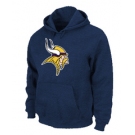 Minnesota Vikings Logo Pullover Hoodie D.Blue