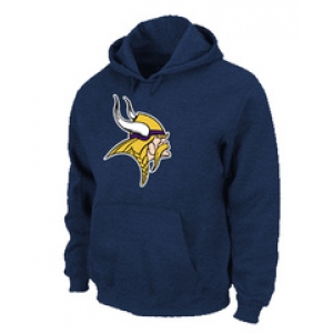 Minnesota Vikings Logo Pullover Hoodie D.Blue