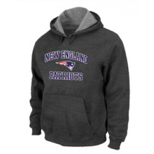 New England Patriots Heart & Soul Pullover Hoodie D.Grey