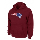 New England Patriots Logo Pullover Hoodie RED