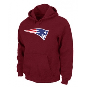 New England Patriots Logo Pullover Hoodie RED