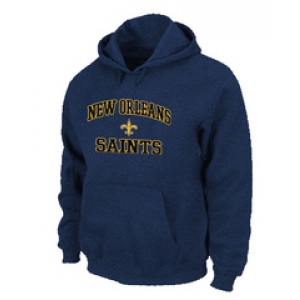 New Orleans Sains Heart & Soul Pullover Hoodie D.Blue