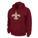 New Orleans Sains Logo Pullover Hoodie RED