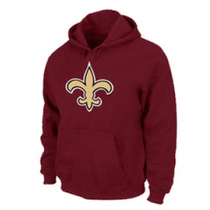 New Orleans Sains Logo Pullover Hoodie RED