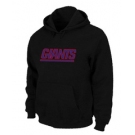 New York Giants Authentic Logo Pullover Hoodie Black