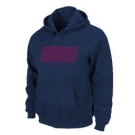 New York Giants Authentic font Pullover Hoodie D.Blue