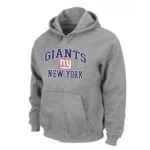 New York Giants Heart & Soul Pullover Hoodie Grey