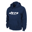 New York Jets Authentic font Pullover Hoodie D.Blue